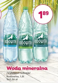 Woda mineralna Rodowita