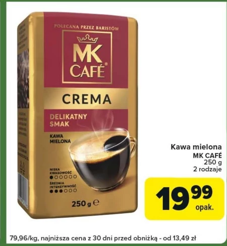 Kawa mielona MK Cafe