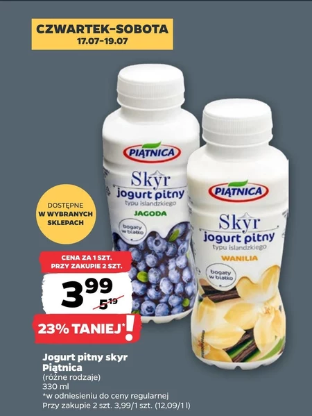 Jogurt pitny Piątnica