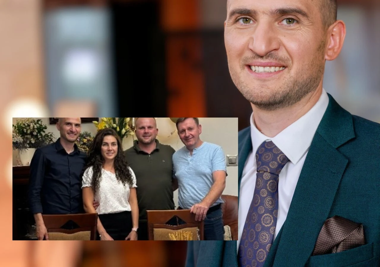 Rafał na spotkaniu z uczestnikami "Rolnik szuka żony"