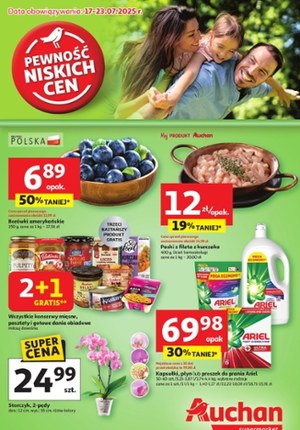 Gazetka promocyjna Auchan Supermarket, ważna od 17.07.2025 do 23.07.2025.