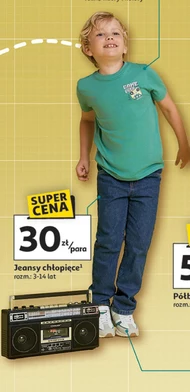 Jeansy chłopięce