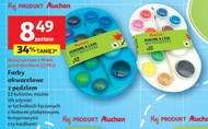 Farby akwarelowe Auchan