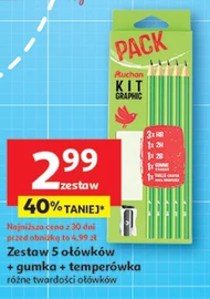 Zestaw ołówków Auchan