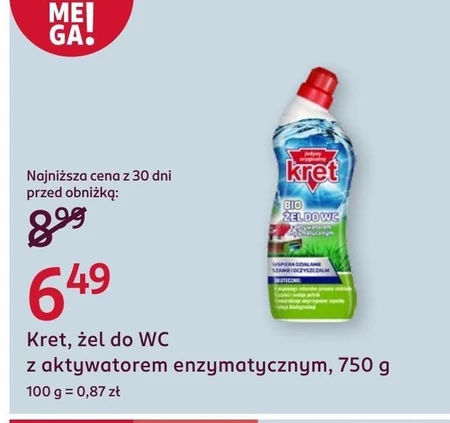 Żel do WC Kret