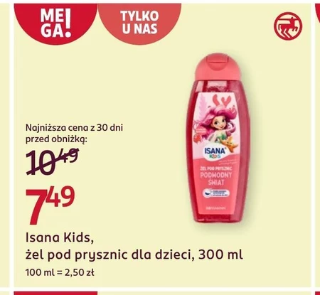 Żel pod prysznic Isana