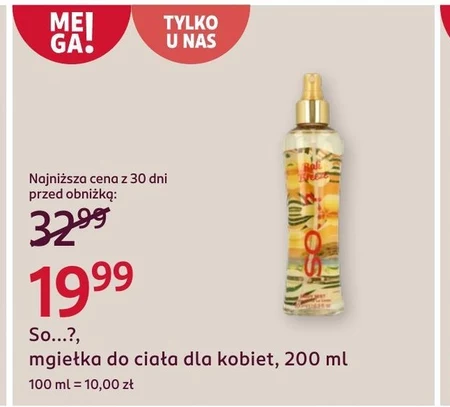 Туман для тіла So...?