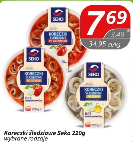 Koreczki śledziowe Seko