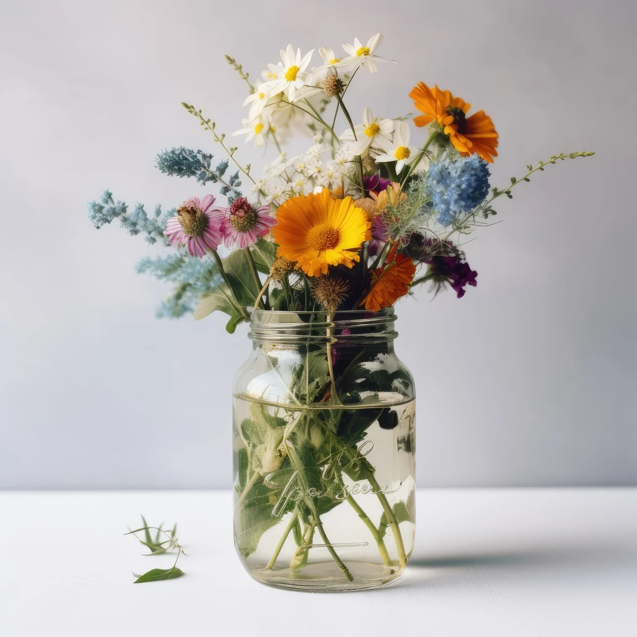 Polne kwiaty są tak wdzięczne i bezpretensjonalne, że pasują również do prostych naczyń