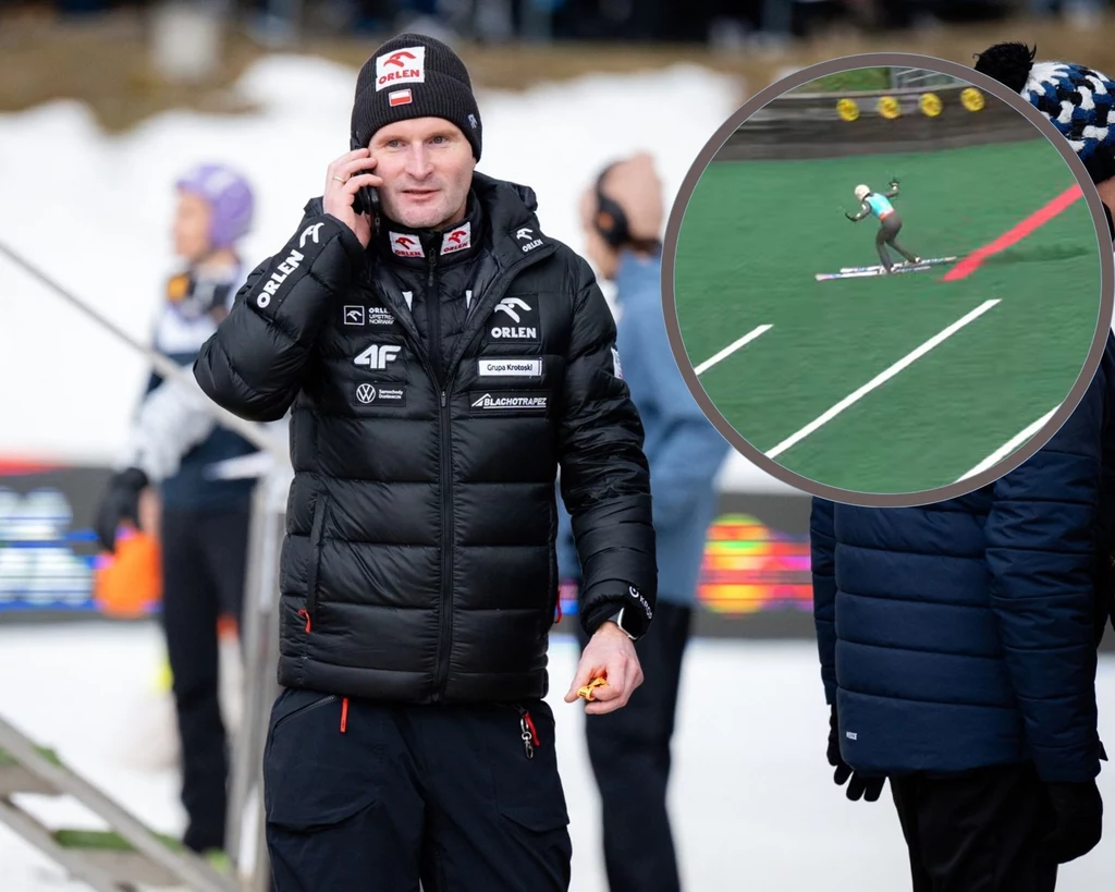 Maciej Maciusiak i skok poza rozmiar skoczni Dawida Kubackiego w Oberstdorfie Maciej Maciusiak i skok poza rozmiar skoczni Dawida Kubackiego w Oberstdorfie