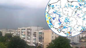 W wielu miejscach kraju występują burze. Grzmoty odnotowuje się między innymi na północnym wschodzie oraz na południu. Są pierwsze nagrania