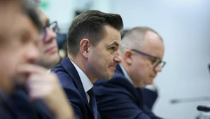 Na pierwszym planie wiceminister sprawiedliwości Arkadiusz Myrcha; na drugim - minister sprawiedliwości i prokurator generalny Adam Bodnar