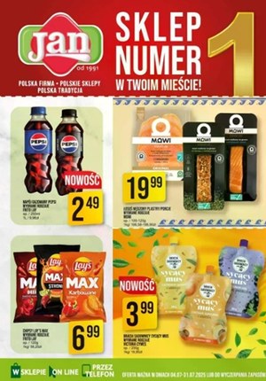 Gazetka promocyjna Jan, ważna od 04.07.2025 do 31.07.2025.