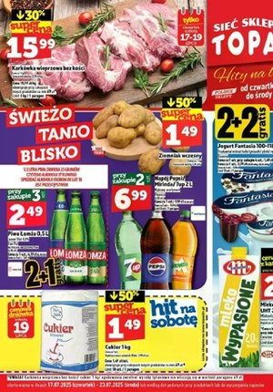 Gazetka promocyjna Topaz, ważna od 17.07.2025 do 23.07.2025.