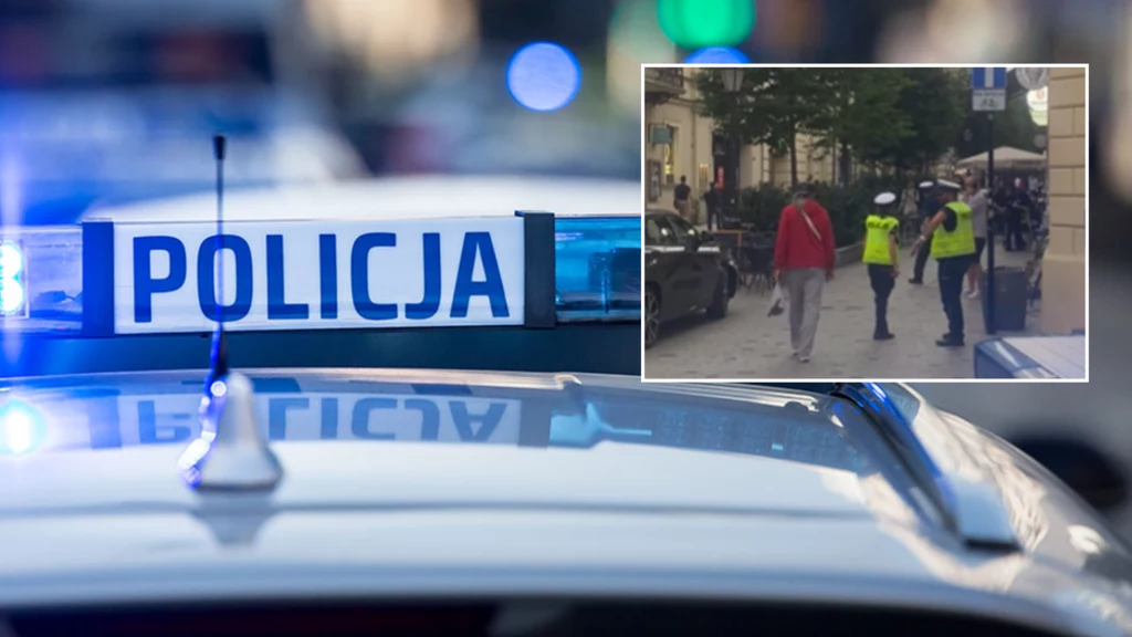 Kobieta wjechała w stoliki kawiarniane w Krakowie. Akcja ratowników Kobieta wjechała w stoliki kawiarniane w Krakowie. Akcja ratowników