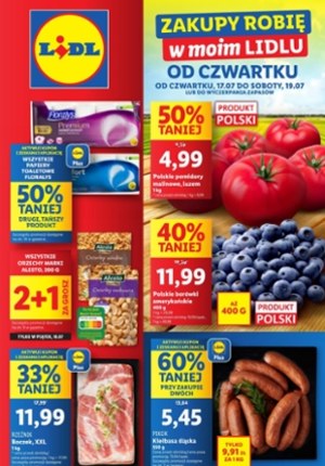 Gazetka promocyjna Lidl, ważna od 17.07.2025 do 19.07.2025.