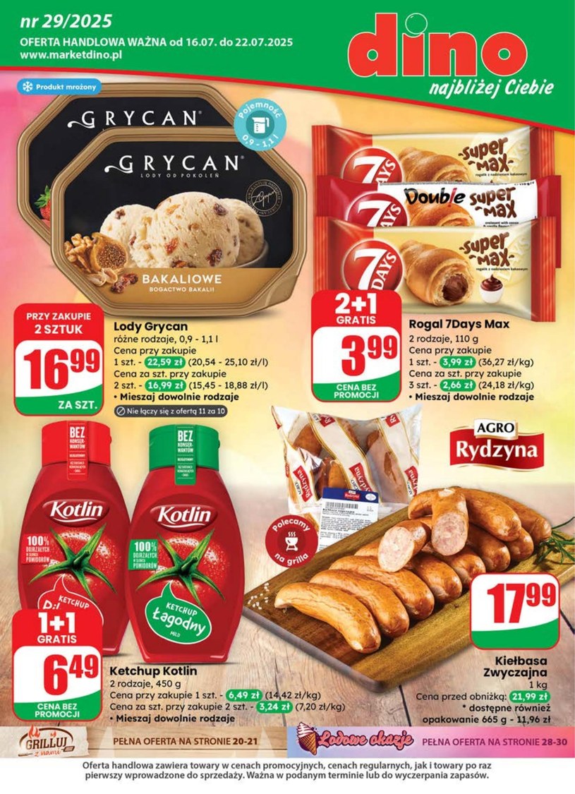 Gazetka promocyjna Dino - ważna od 16. 07. 2025 do 22. 07. 2025