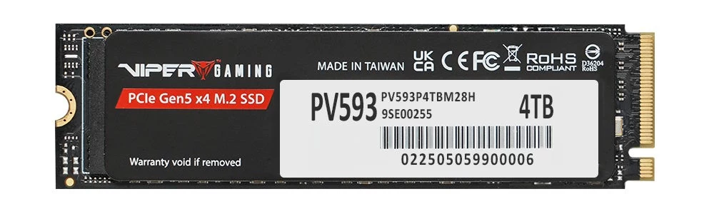 PV593 PCIe Gen5 x4 M.2 2280