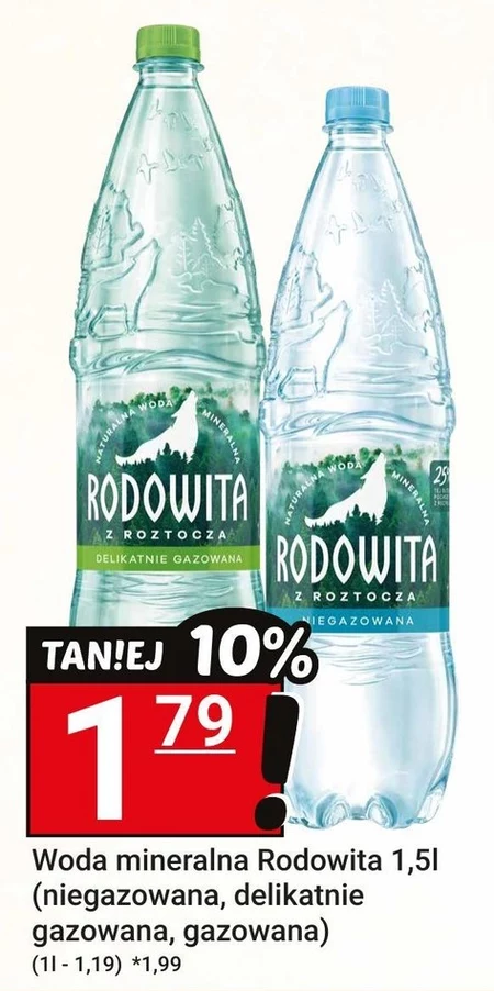 Негазована вода Rodowita