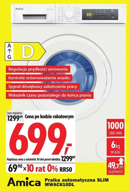 Pralka Amica