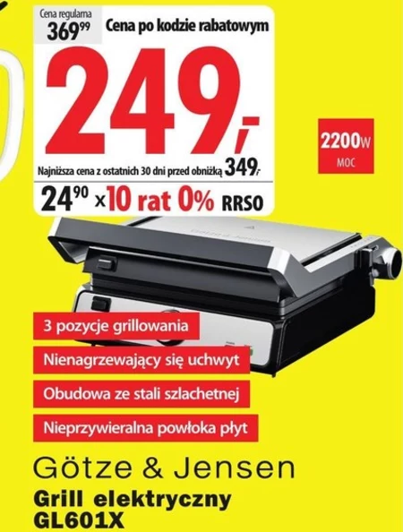 Grill elektryczny Götze & Jensen