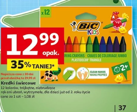 Kredki świecowe Bic