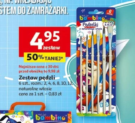 Zestaw pędzli Bambino