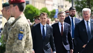 Szef MSZ Radosław Sikorski w Lublinie mówił o rosyjskim ataku na polską firmę w Winnicy