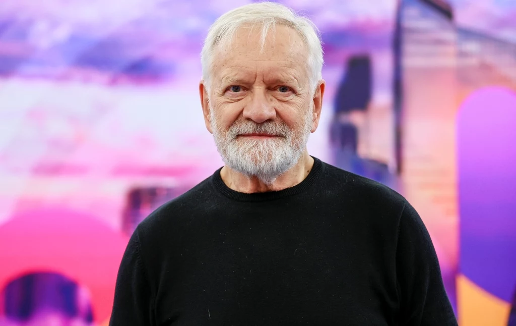 Andrzej Seweryn w studio "halo tu polsat"