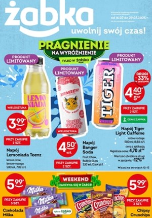 Gazetka promocyjna Żabka, ważna od 16.07.2025 do 29.07.2025.