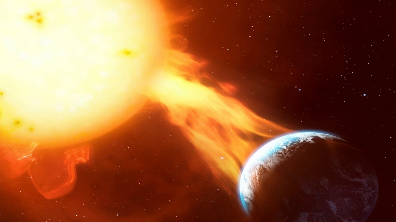 Uwiecznili gigantyczną erupcję na Słońcu. Ziemia to przy niej pyłek Uwiecznili gigantyczną erupcję na Słońcu. Ziemia to przy niej pyłek