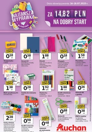 Gazetka promocyjna Auchan Hipermarket, ważna od 16.07.2025 do 18.07.2025.