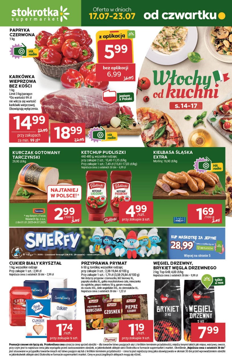 Gazetka promocyjna Stokrotka Supermarket - ważna od 17. 07. 2025 do 23. 07. 2025