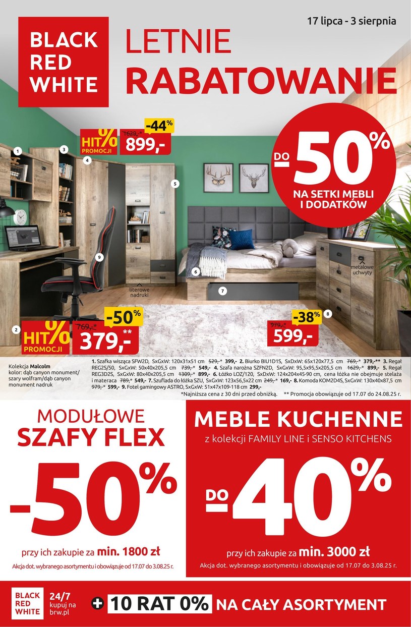Gazetka promocyjna Black Red White - ważna od 17. 07. 2025 do 03. 08. 2025