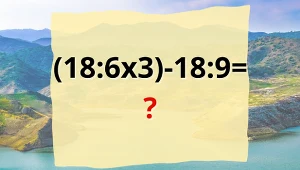 Zagadka na letni trening mózgu. Kartka i długopis nie będą potrzebne