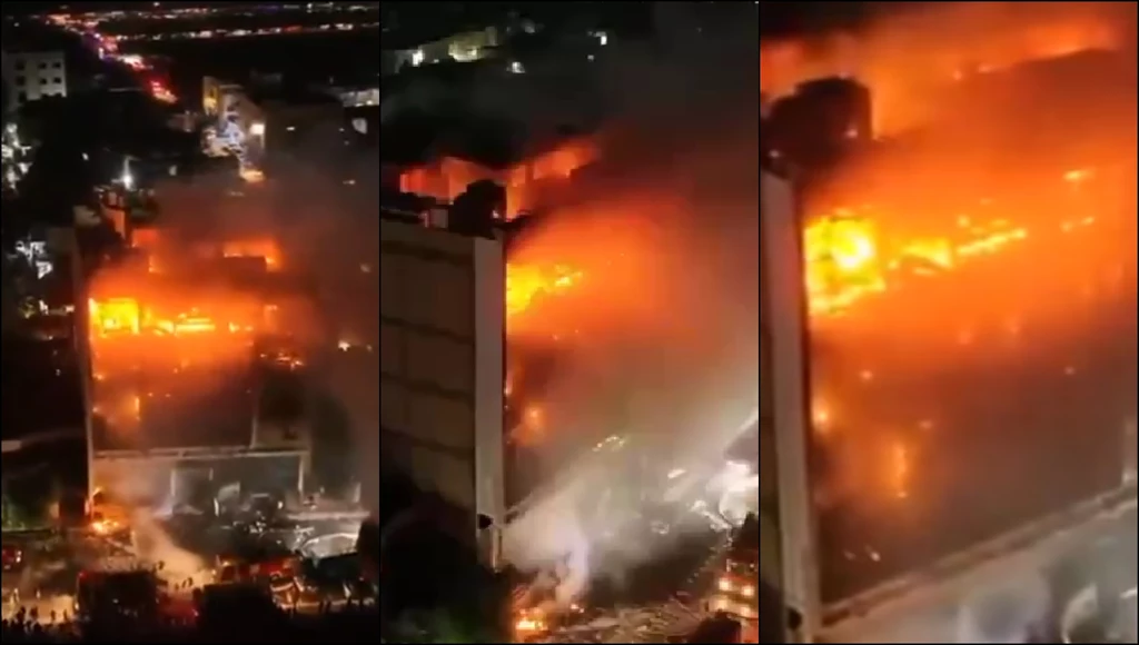 Tragiczny pożar w nowym centrum handlowym w irackim mieście Al-Kut
