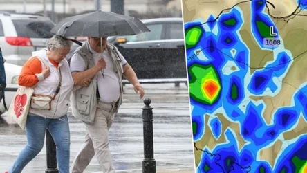 Pogoda w czwartek będzie deszczowa w całym kraju, a miejscami na północy i południu również burzowa. Wysoko w Tatrach może nawet popadać deszcz ze śniegiem