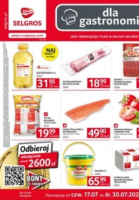 Gazetka promocyjna Selgros Cash&Carry, ważna od 17.07.2025 do 30.07.2025.