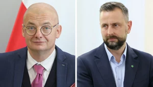 Wicemarszałek Senatu Michał Kamiński i lider PSL Władysław Kosiniak-Kamysz