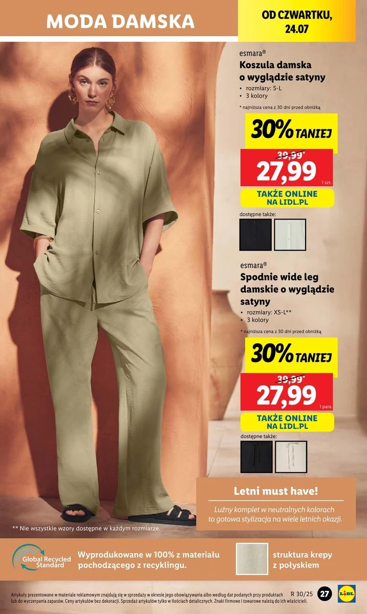 Letnia kolekcja Esmara w Lidlu