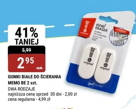 Gumka do ścierania Białe