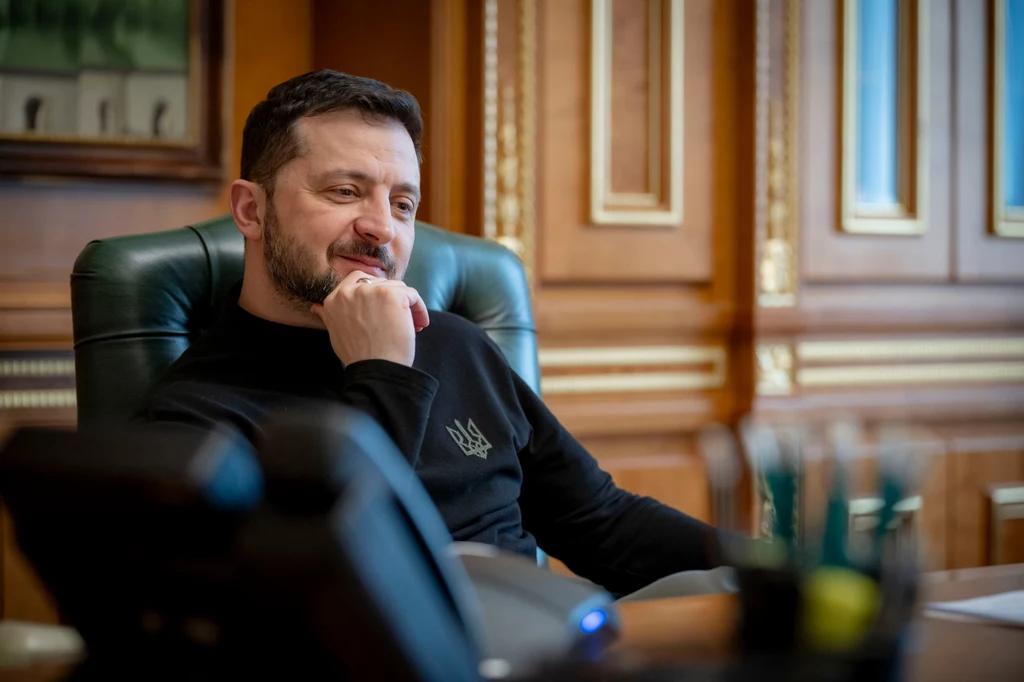 Prezydent Ukrainy Wołodymyr Zełenski Prezydent Ukrainy Wołodymyr Zełenski