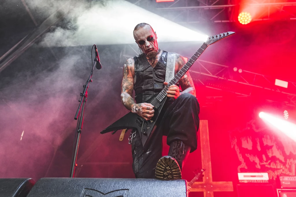 Helmuth Lehner (Belphegor) w akcji Helmuth Lehner (Belphegor) w akcji