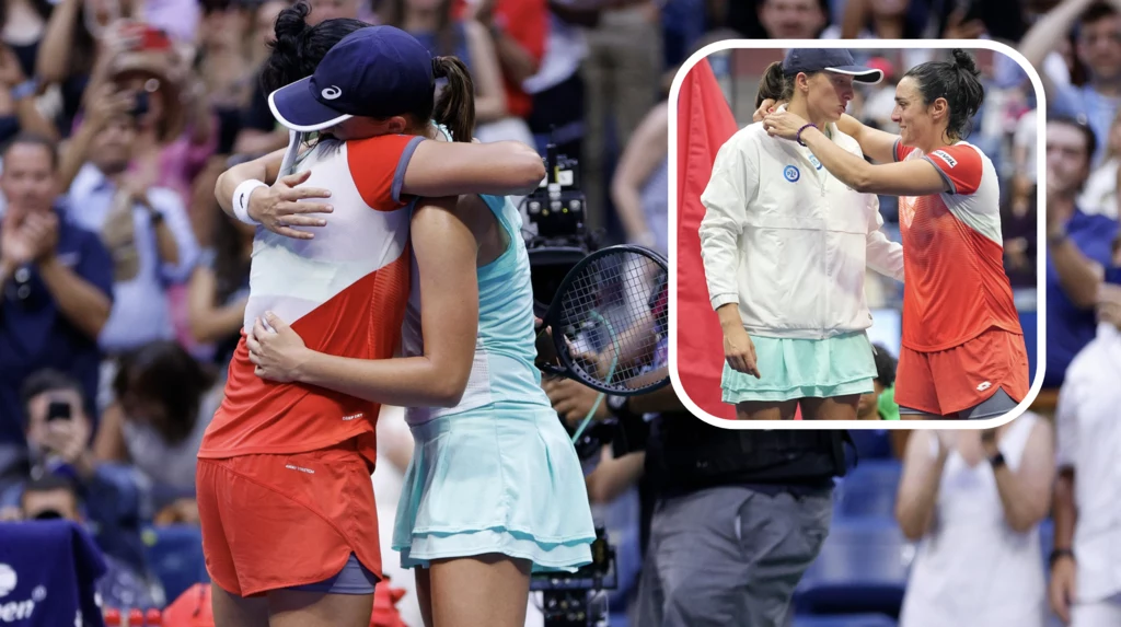 Sceny z Igą Świątek i Ons Jabeur po finale singla kobiet na US Open 2022 na długo zapadły w pamięci fanów tenisa Sceny z Igą Świątek i Ons Jabeur po finale singla kobiet na US Open 2022 na długo zapadły w pamięci fanów tenisa