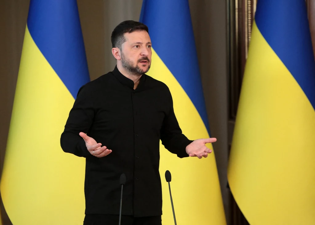 Prezydent Ukrainy Wołodymyr Zełenski