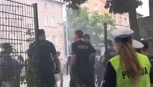 Zbiegowisko pod pensjonatem w Wałbrzychu