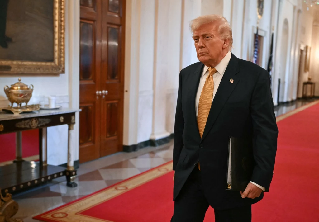 Prezydent USA Donald Trump w Białym Domu