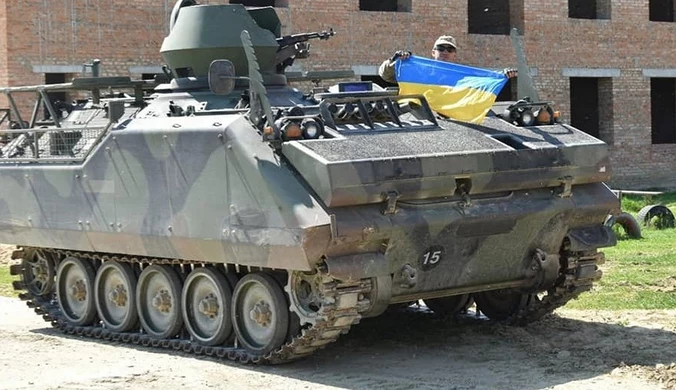 Amerykański wielozadaniowy transporter opancerzony M113 w Ukrainie