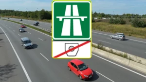 Jechał na wakacje. Zlekceważył znak E11b i dostał 3,5 tys. zł mandatu