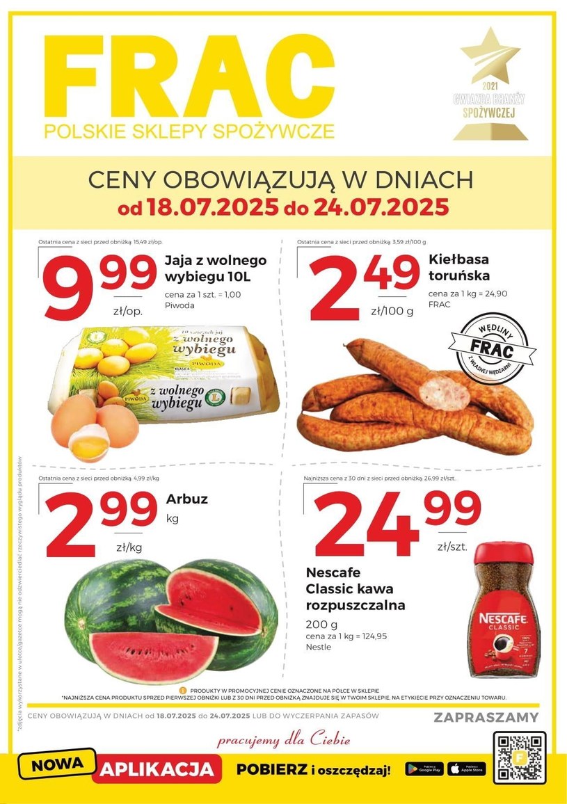 Gazetka promocyjna FRAC - ważna od 18. 07. 2025 do 24. 07. 2025